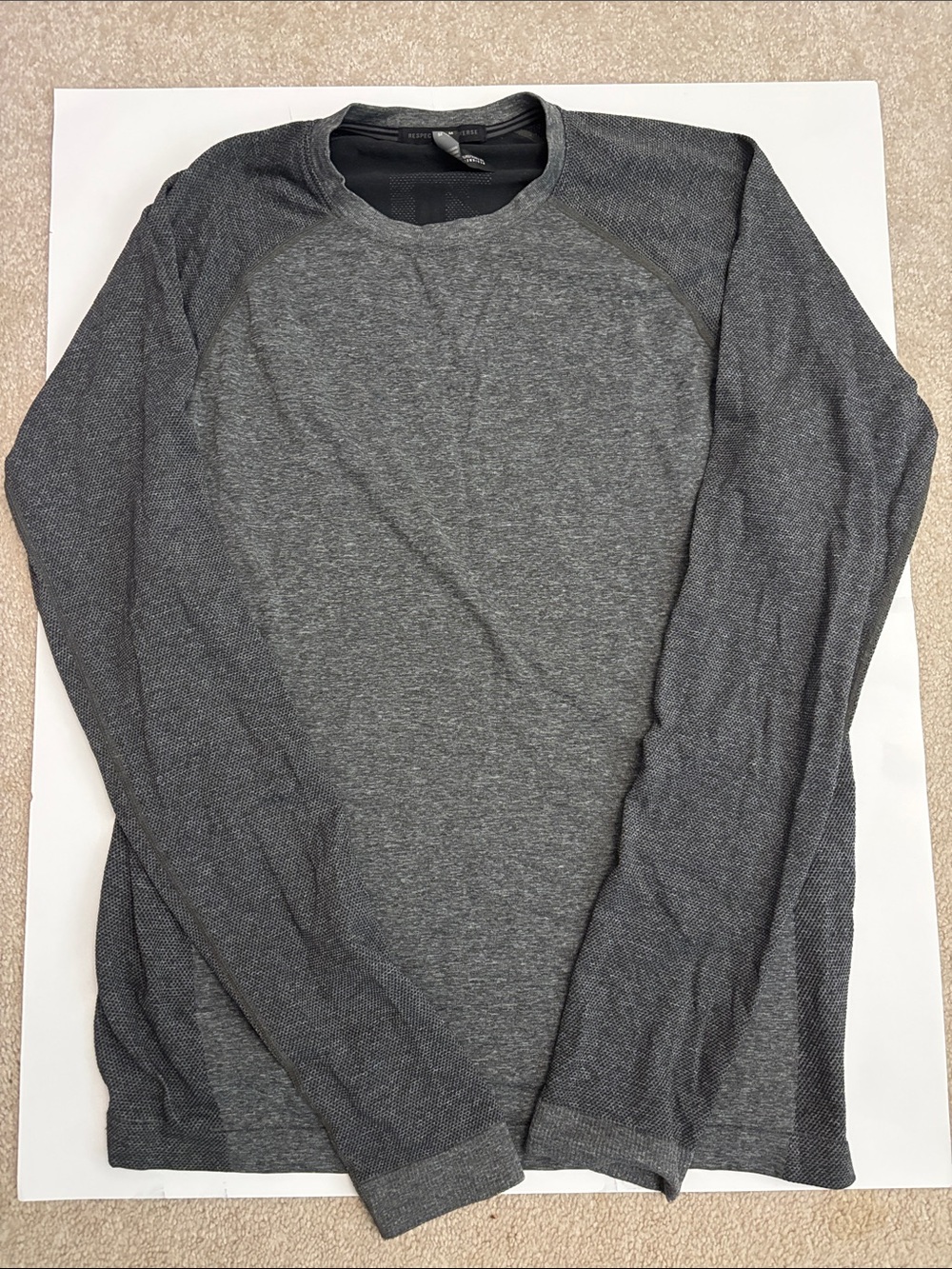 Men's RYU Long Sleeve Crewneck Shirt - Gray